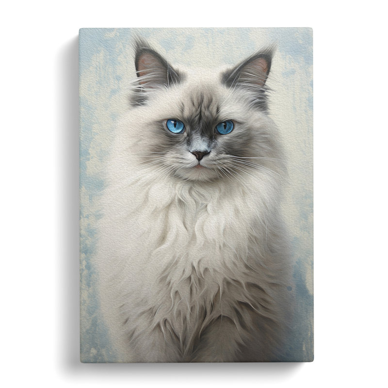 Ragdoll Cat Hard Edge No.2 - No Frame Print