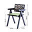 2 chaises de salle à manger, en bois d'hévéa massif, de style médiéval, avec accoudoirs, chaise de salon, simple et naturelle