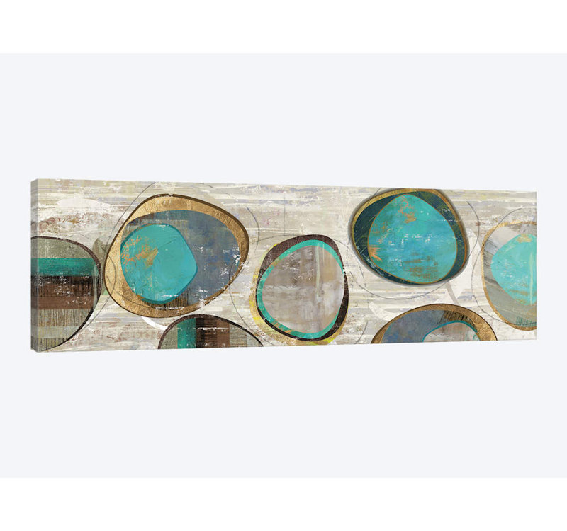 «Stem Speckled I» par PI Studio, impression sur toile tendue, H 16 po x l 48 po x P 1,5 po, Toile tendue