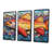 Red Arctic Char I - Fish Animal Wall Decor Set-401958049-401958057
