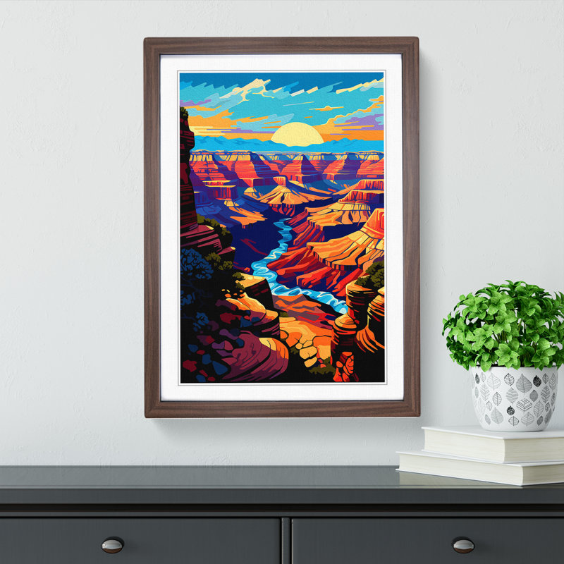 Grand Canyon Pop - Framed Print