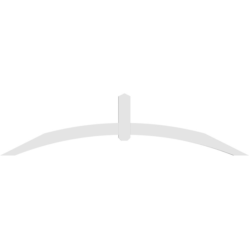 Support pour pignon en PVC Archdale, H 21 po x l 84 po (pas: 6/12), P 2 po x F 4 po