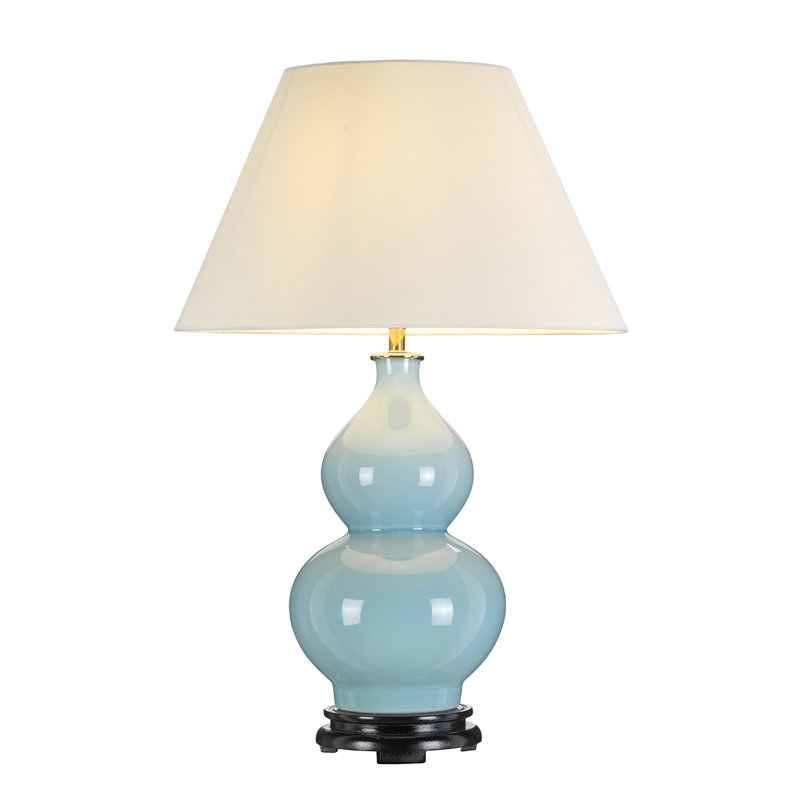 Eldredge Ceramic Table Lamp, Duck Egg Blue