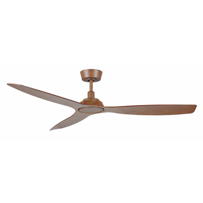 52" Willow 3 - Blade Standard Ceiling Fan with Remote Control