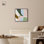 "Soft Structure I", impression sur toile encadrée par Art Remedy, cadre en noyer, 30 x 30