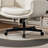 33.9" W Ergonomic Office Chair, Modern Adjustable Height  Computer Desk Chair