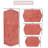 Morissette 100% Cotton Bath Rug, Non-Slip, Quick Dry, Absorbent, Machine Washable - 4 Piece Set-1158207427