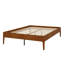 Base de lit contemporaine à profil bas avec système de lattes durables attachées-1785459832
