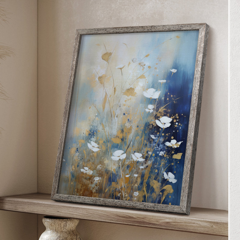 Reproduction encadrée FLORAL Series CCLXVIII - bois massif, H 11 po x l 9 po