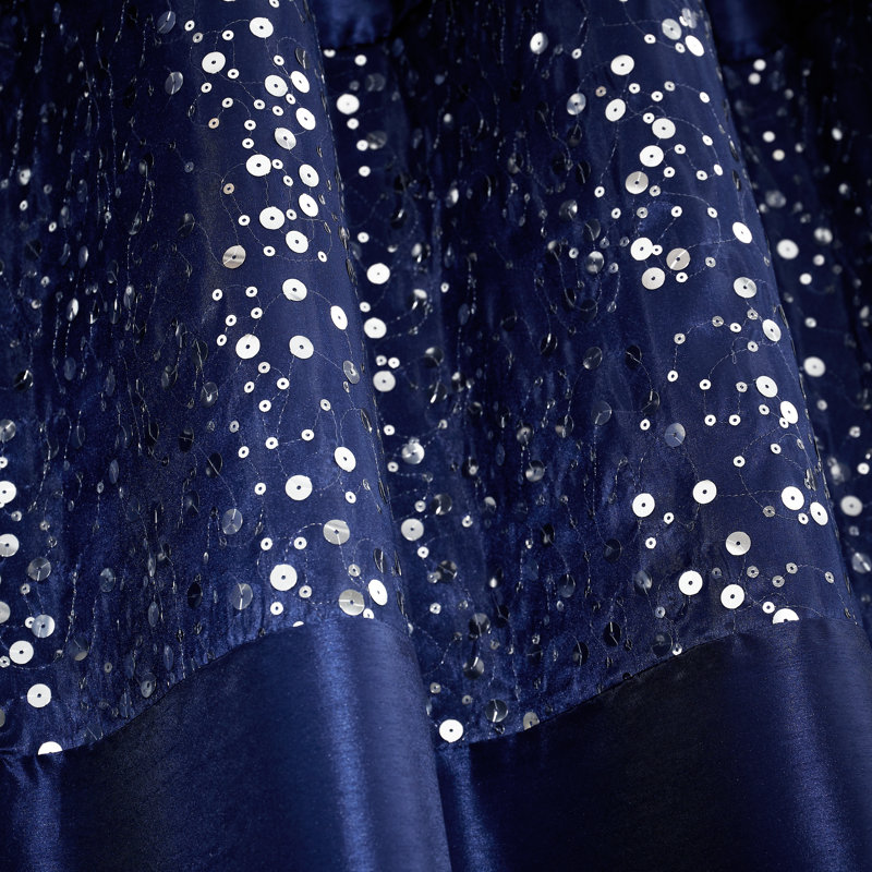 Glitzy Sequin Eyelet Curtains, 168 W x 137 D cm, Pink