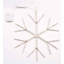 Luminaire suspendu en forme de flocon de neige avec branche de bouleau, blanc