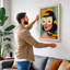 Portrait Art Deco - Wrapped Canvas-1731959042-1731959164