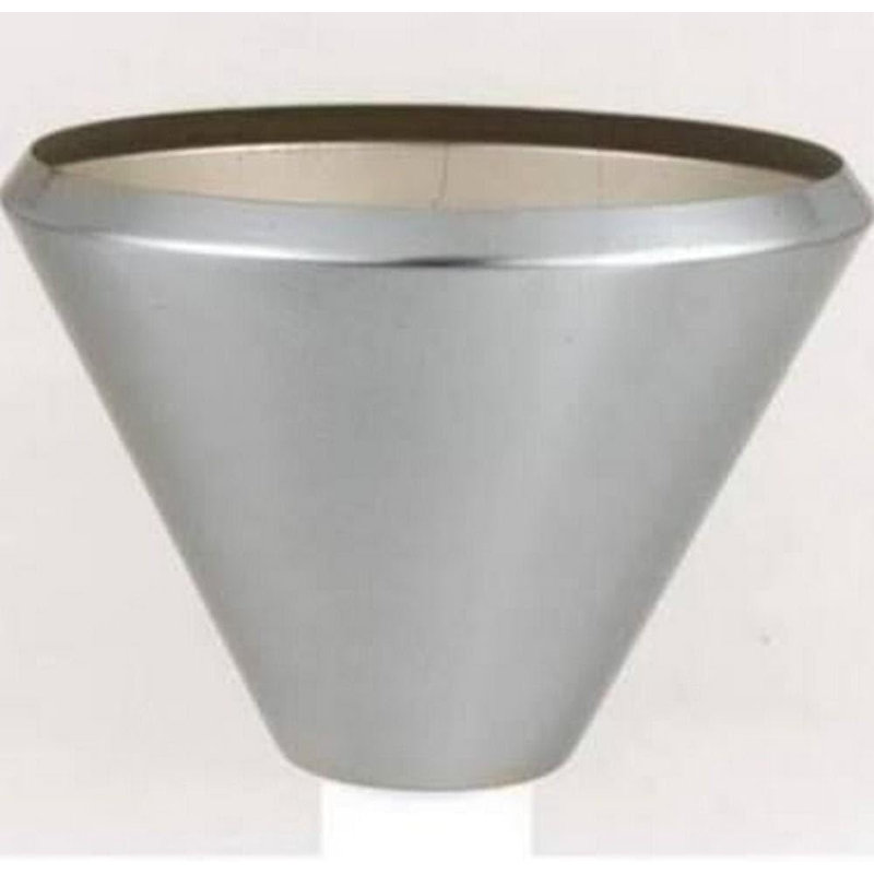 Cal Lighting Copper PAR38 Track Head Shade, 4.2" H, Polished Brass