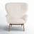 Elvie Upholstered Wingback Chair