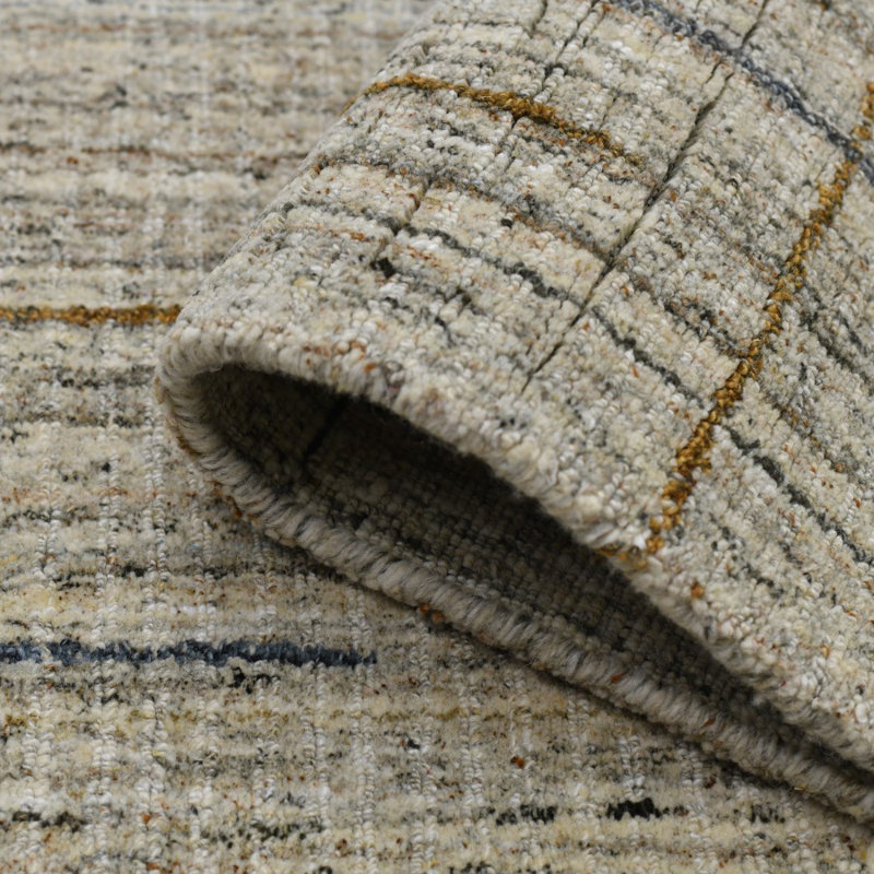 Hawaii Transitional Style Hand-Woven Area Rug, Natural, Rectangle 2' x 3'
