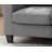 Sandusky Modular Loveseat in Gray Faux Leather