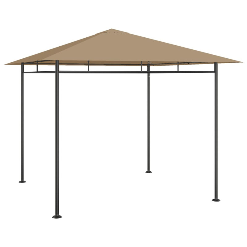 Thermalito 3 x 3m Steel Patio Gazebo, Taupe