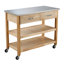 Chariot de cuisine Cherise avec comptoir personnalisable-1151460267