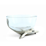 Sea And Shore Glass Dessert Bowl