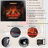 Electric Fireplace With 33-Inch Insert And Detachable Trim Kit - Touch Panel Heating Option For Home Smokeless Firebox & Crackling Flame Effect Sound Adjustable Brightness 1500W Heat Power, 5018 /H