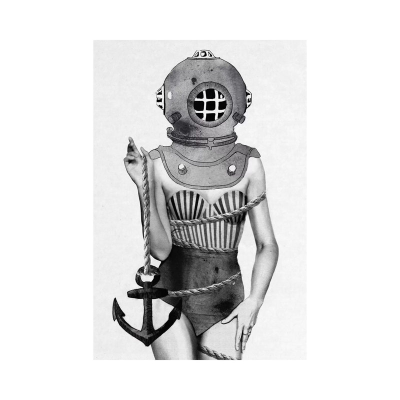 Sunken by Jenny Rome - Print on Canvas, 30.48 cm H x 45.72 cm W, Wrapped Canvas