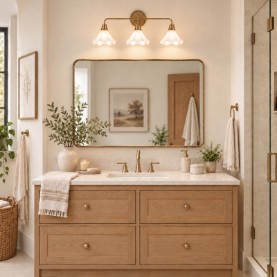 Meuble-lavabo 2 lumières Demetra