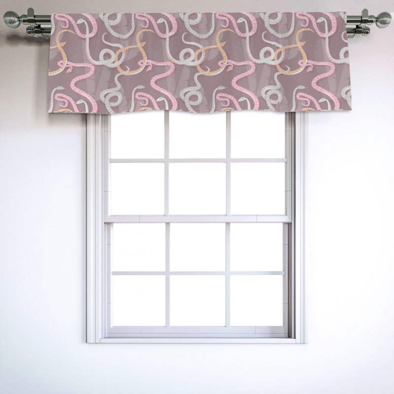 Sateen Ruffled Window Valance