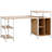 68 Inch Office Table Computer Desk Workstation Bookshelf With CPU Stand-628774090