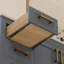 Meuble-lavabo simple 36 po avec plateau en quartz blanc Rooh-101808753-101808755