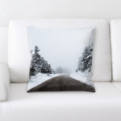 Microsuede Reversible Throw Pillow