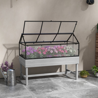 Lit de jardin surélevé avec cadre froid