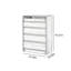Commode d'appoint de sol en noyer