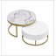 Table basse gigogne moderne avec tiroirs Modern