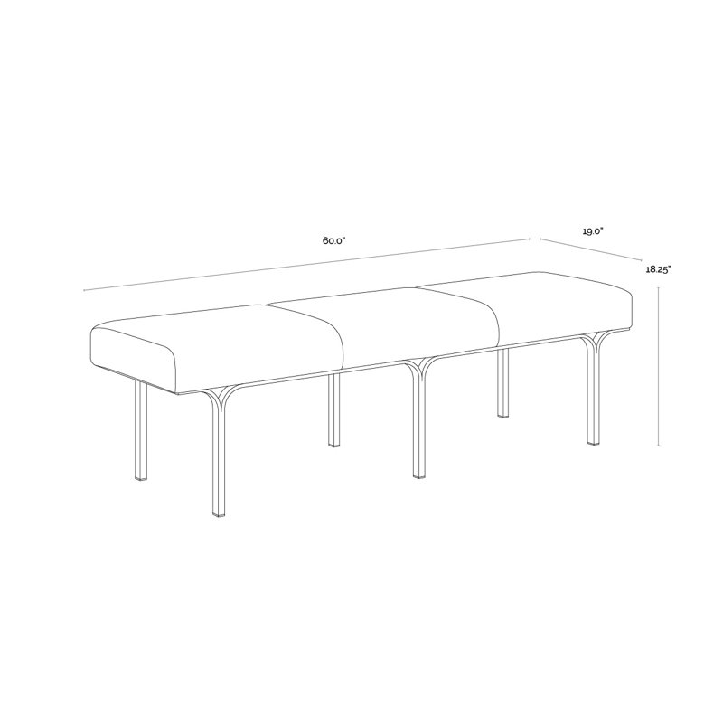 Nuvella Bench, Kona Camel
