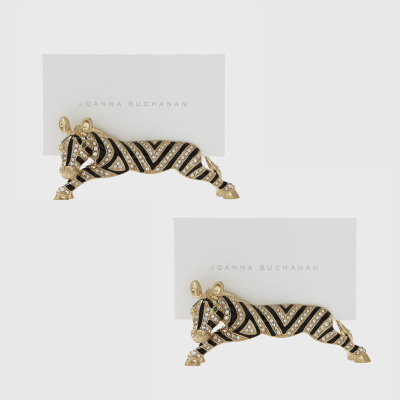 Zebra Place Card Holder