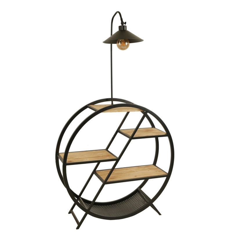 Lampe sur pied Luro Elegant Couleur kaki avec peinture électrostatique séchée au four | Douille E27, 60 W maximum | Parfait pour le salon, la chambre à coucher et le coin lecture