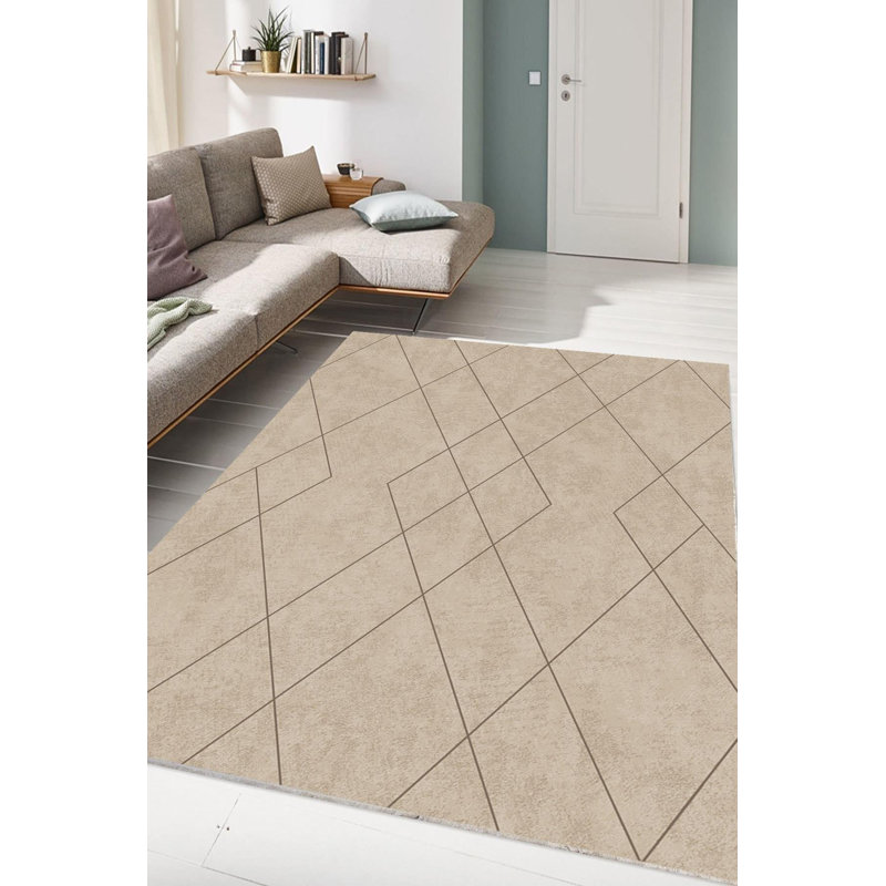 Tapis Korella avec envers antidérapant, Tapis de couloir 5 pi 10 po x 18 pi