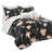 Vintage Paris Rose Butterfly Script Microfiber Reversible 7 Piece Comforter Set-1993761991-1993761990