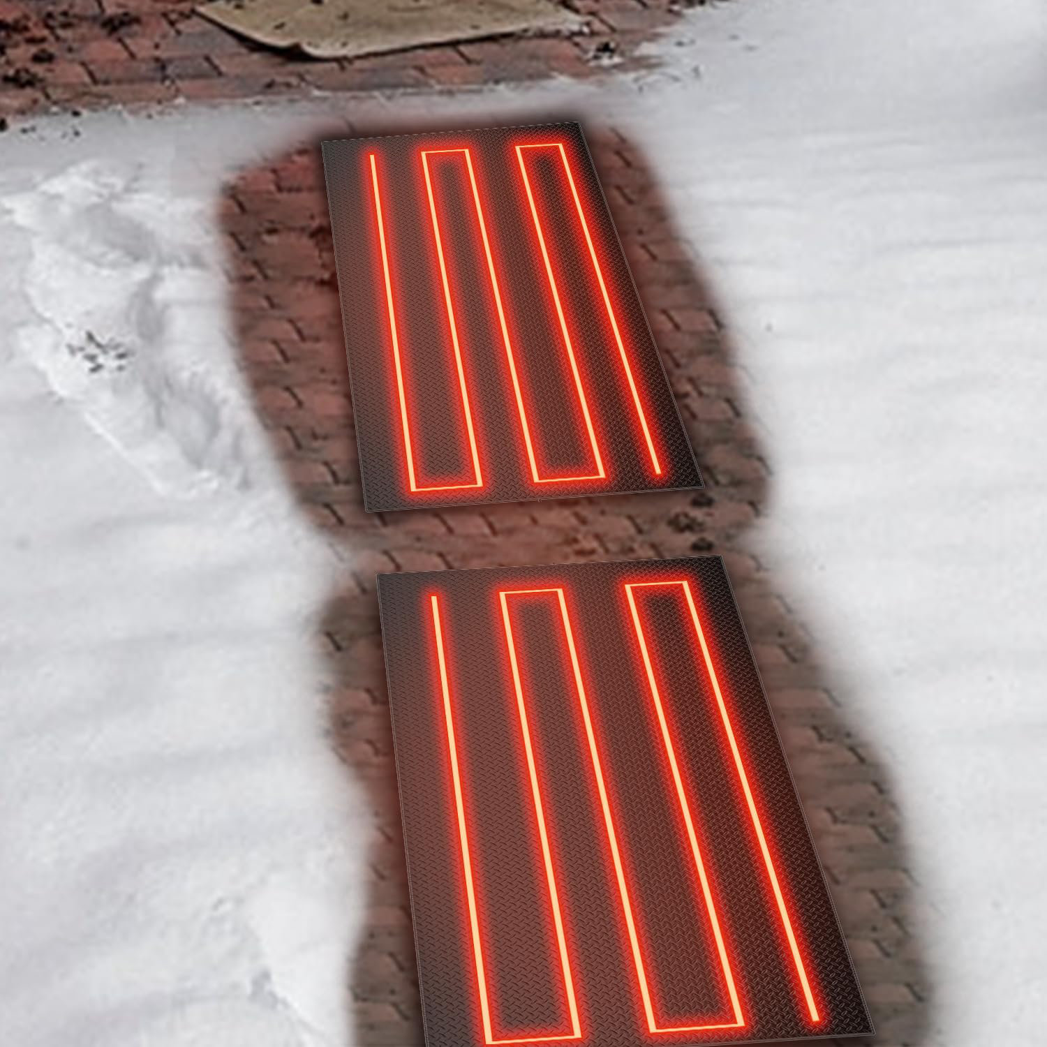 Heated Snow Melting Walkway Mat for home, 20x60