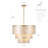 22" 5-Light Tiered Capiz Shell Drum Chandelier-6326717-6326716