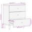 50 cm W Bedside Table-1484680957