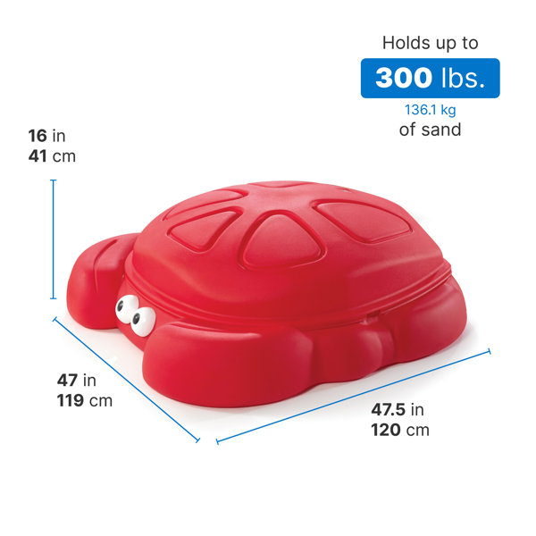 Step2 Crabbie 4' Sandbox with Cover Reviews Wayfair Canada
