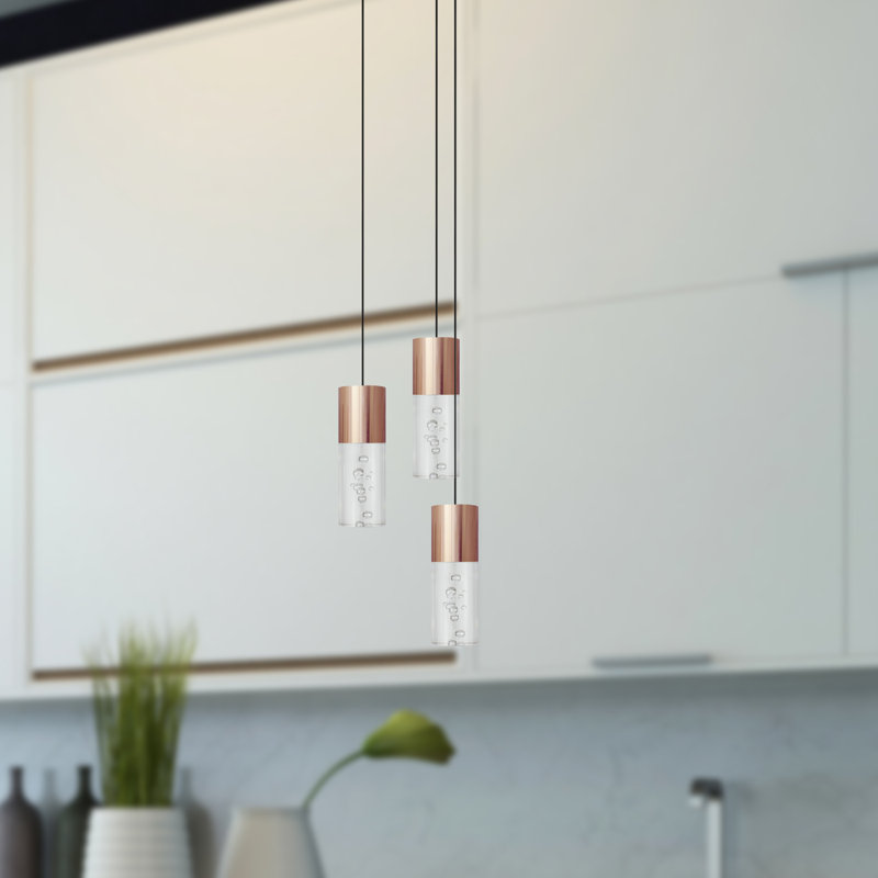 Andromedae 3 - Light Cluster Pendant, Copper