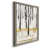 Toile avec cadre gris