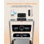 Tapis de marche à tapis avec 15% d'inclinaison automatique à 12 niveaux et guidon, tapis roulants silencieux de 3,5 ch avec écran d'interface utilisateur, haut-parleur, application et télécommande, capacité de 450 lb
