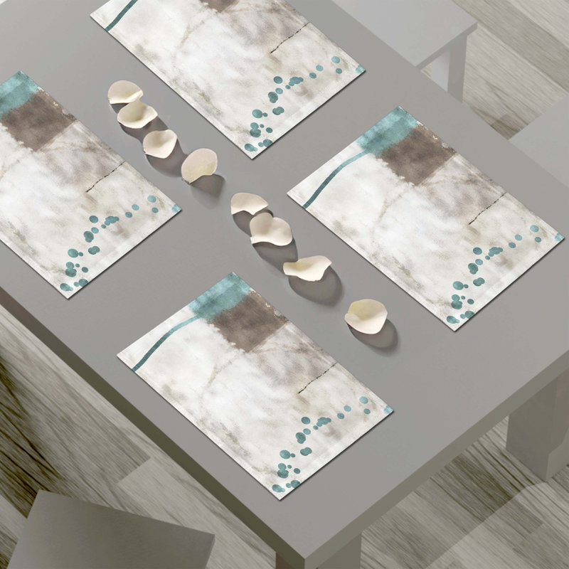 Napperon abstrait en polyester