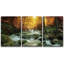 «Nature Landscape Forest Waterfall Scene», ensemble de 3 reproductions de photos-56420120-102155659
