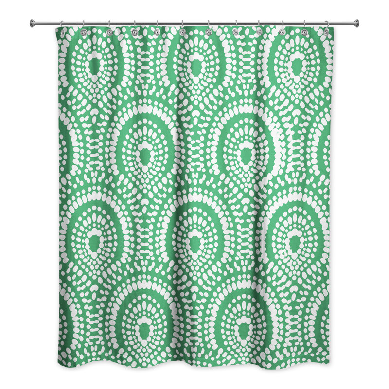 Rideau de douche Rubianas, Vert