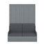 Grand lit escamotable avec coussin-653909393