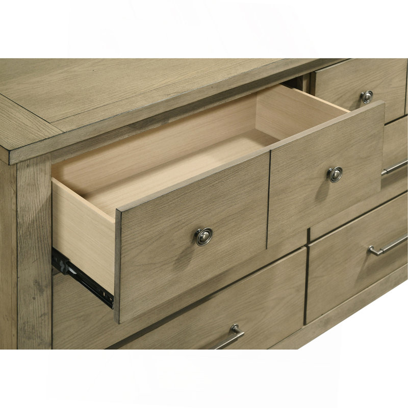Commode 6 tiroirs Pelton, H 75,5 cm x l 61 cm x P 17,25 cm